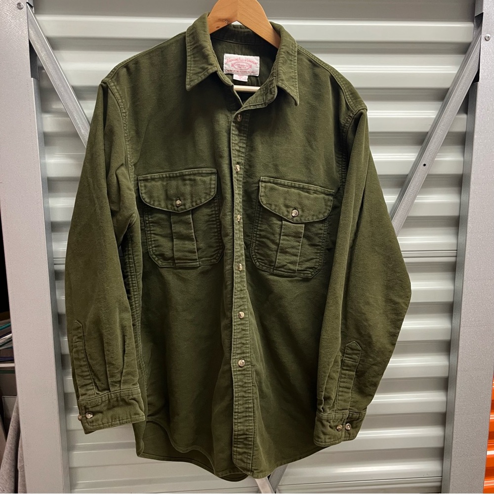 Vintage Filson Heavyweight Moleskin Chamois Shirt (L) - Picture 2 of 6